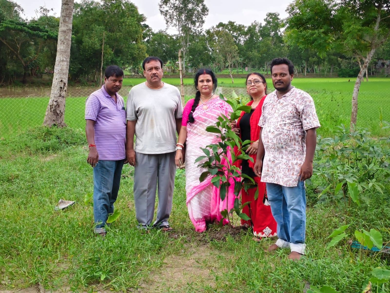 Group in Rural Setting